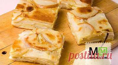 Пирог ленивый с грушами - кулинарный рецепт. Миллион Меню