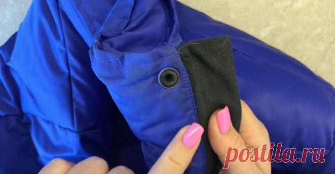 Элементарный способ, который легко и без стирки, очистит засаленный воротник пуховика