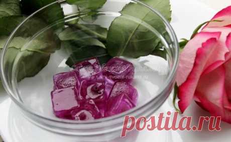 Кубики льда для лица, шеи и декольте..