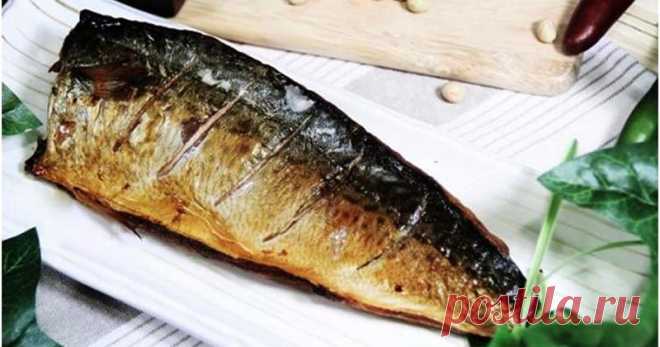 А-ля копченая скумбрия за 3 минуты. Вкуснейшая золотистая рыбка без химии и коптильни! ...