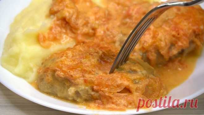 Котлеты с баклажанами с подливой: не нужно стоять возле плиты | Вкусно с Калниной  Натальей Пульс... Останется только приготовить любой гарнир, например отварить рис, гречку, макароны или приготовить картофельное пюре.