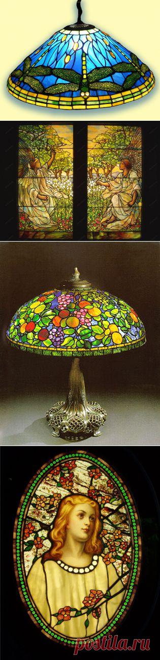 handmade и прочее интересное... - История витражей Тиффани. Роль женщины