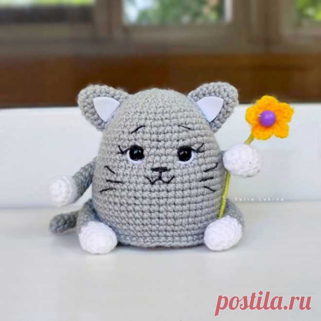 Котик из пряжи