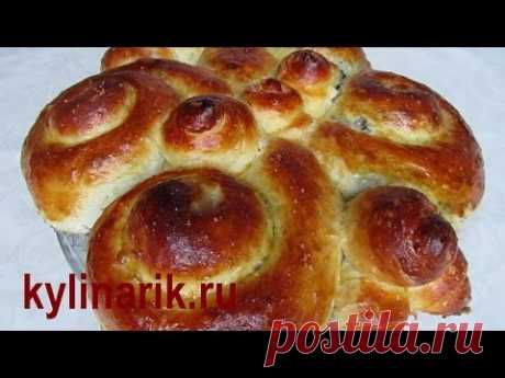 Булочки с МАКОМ рецепт! Сдобные булочки домашние, рецепт ТЕСТА для булочек от kylinarik.ru - YouTube