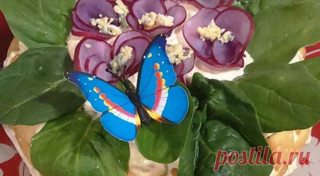 Украшение Вашего праздничного стола! Салат Фиалки — Вкусные рецепты