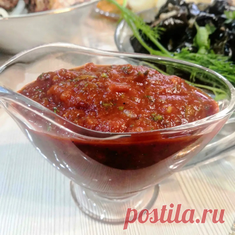Красный соус к мясу. #соус