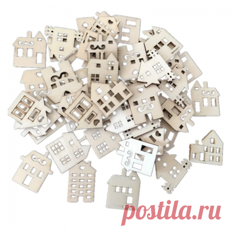Украшения в форме деревянных домов, необработанные, 30 мм, 50 шт. на AliExpress Смотри, что есть на AliExpress! И еще более 200 миллионов товаров со всего мира с возможностью поиска по фото и большими скидками. Погрузись в увлекательный мир шопинга без границ!