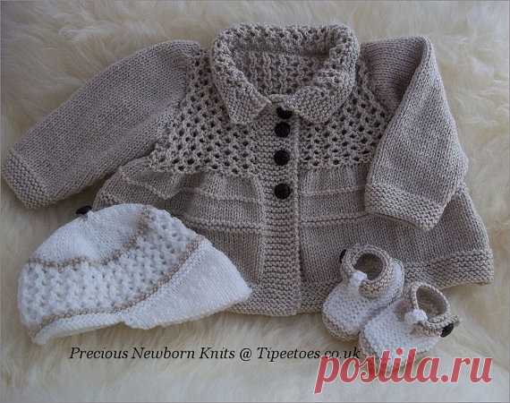 Baby Knitting Pattern Download PDF от PreciousNewbornKnits