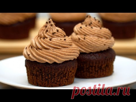 БЫСТРЫЕ НЕЖНЫЕ ШОКОЛАДНЫЕ КАПКЕЙКИ! ОЧЕНЬ ПРОСТОЙ рецепт | Кулинарим с Таней