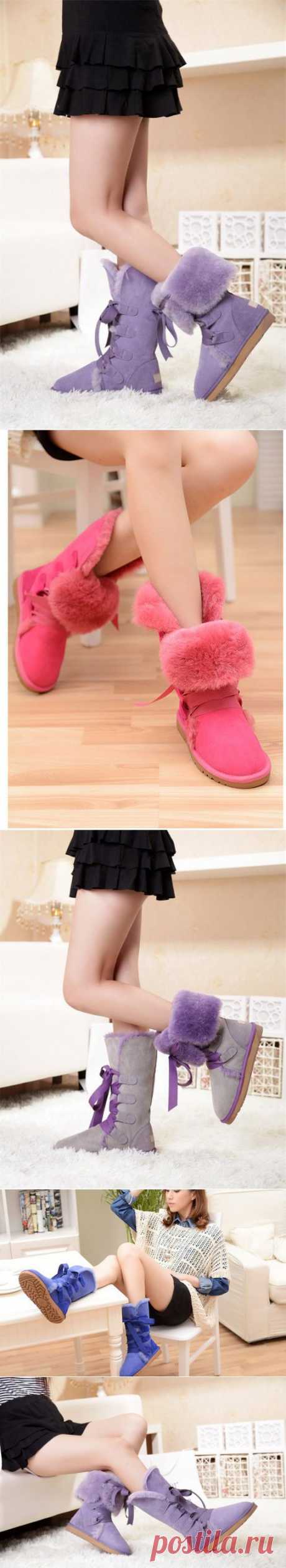 Замшевые сапоги INOE, Магазин одежды и обуви