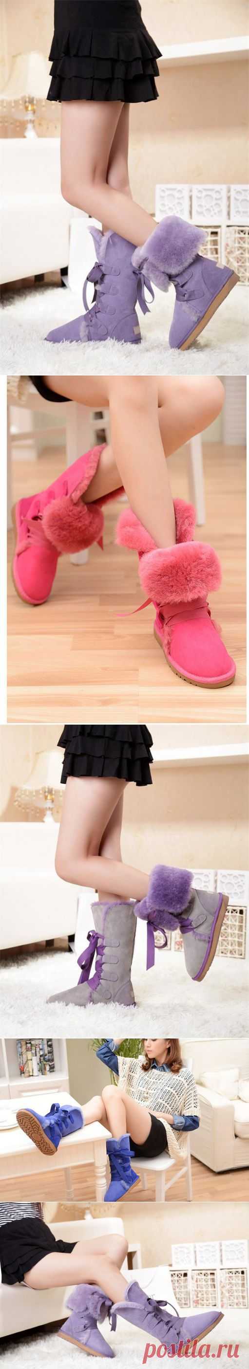 Замшевые сапоги INOE, Магазин одежды и обуви