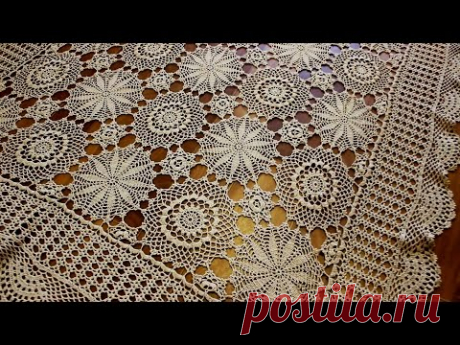 Скатерть, ГОТОВАЯ РАБОТА (смотрите в HD-качестве)
