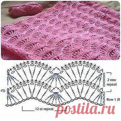 Узор для пледа и т.п Схема