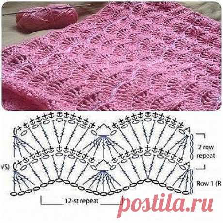 Узор для пледа и т.п Схема