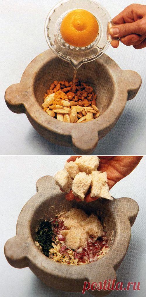 Как приготовить ароматный соус из грецких орехов и миндаля. Фото-рецепт. | Хозяева дома.