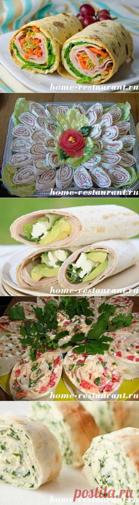 Рулет из лаваша: самые вкусные рецепты с фото | Домашний Ресторан