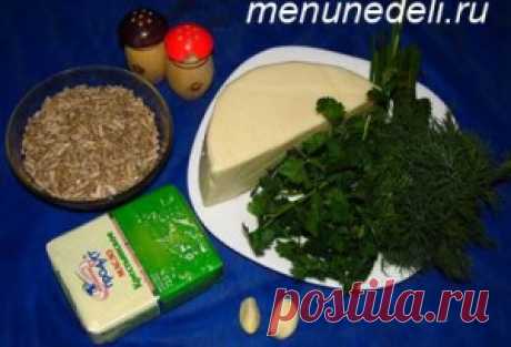 Колбаса из сулугуни и зелени / Меню недели