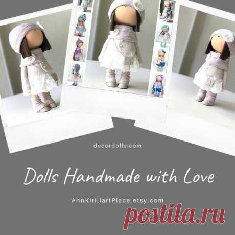 Handmade Rag Doll Textile Decor Doll Fabric Cloth Doll | Etsy