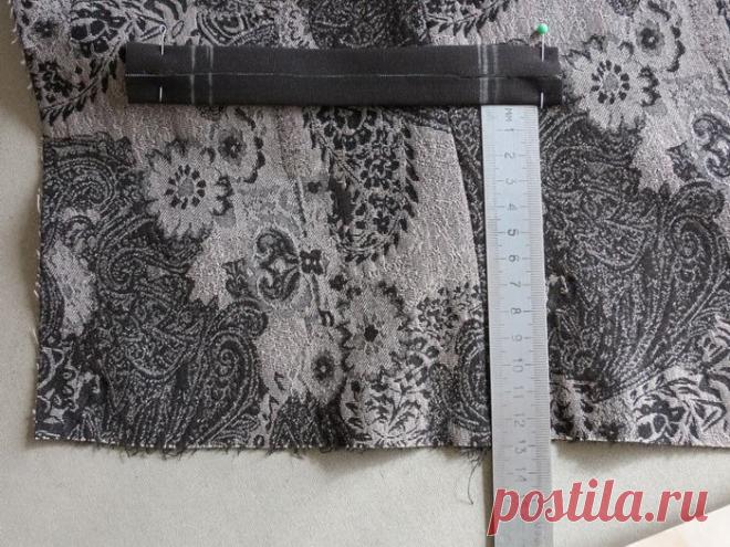 Шьём карманчик в рамочку фабричным способом.МК.