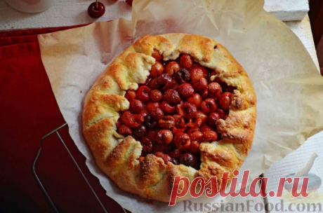 Рецепт: Галета с черешней на RussianFood.com