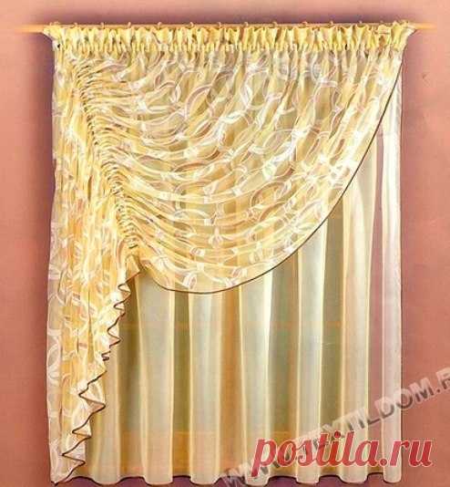 Шторы на кухне
Автор: Алёна Бабак
Источник: http://stranamasterov.ru/node/390389