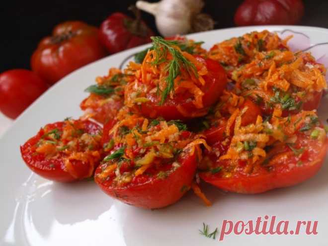 Помидоры по-корейски / Простые рецепты
