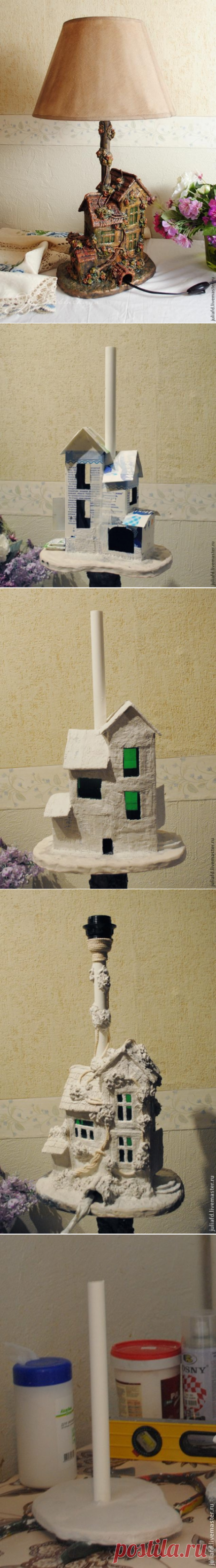 Оригинальная лампа из подручных средств