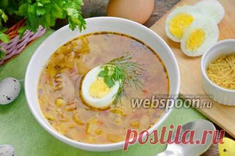 Суп с куриными гребешками
