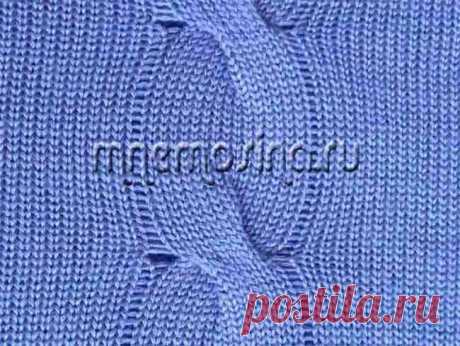 Вязание на машине. Урок вязания на машине. Широкая коса на вязальной машине