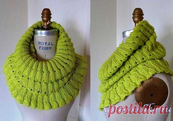 Вяжем теплый снуд