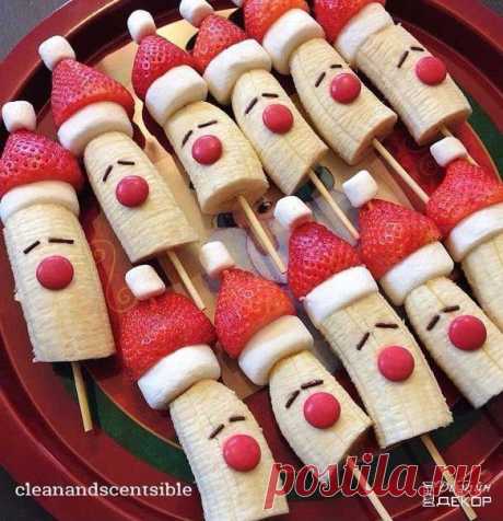 Запись на стене Идея для подачи фруктов на новогодние праздники &#127877;