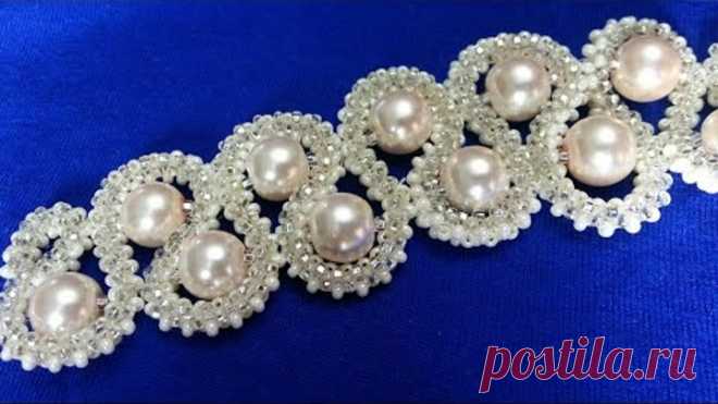 Браслет из бисера и бусин. حبة وخاتم سوار Bead and Bead Bracelet