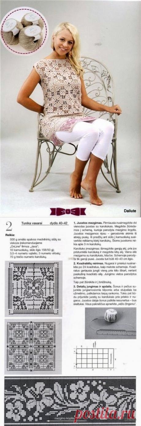 Irish crochet &amp;: TUNIK