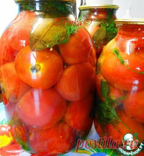 Помидоры, соленые в банках "Как бочковые"