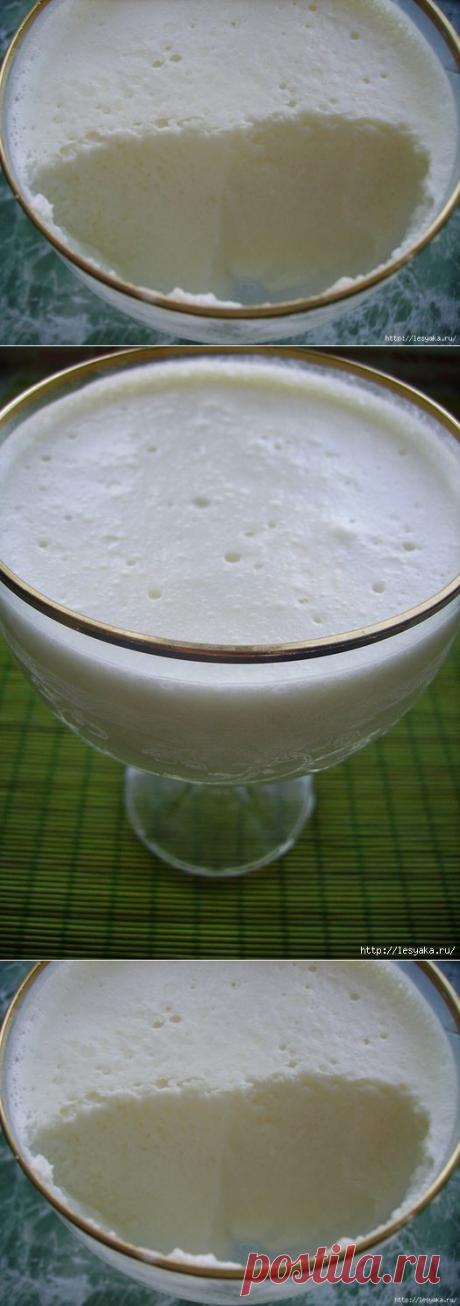 Молочный диетический десерт - &quot;теплое мороженое&quot;.