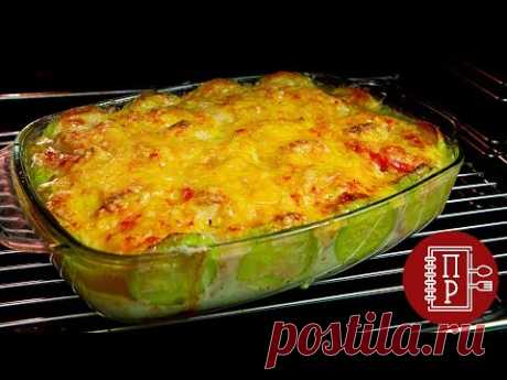 Невероятная Вкуснятина Запеканка из Кабачков с Мясными Тефтельками