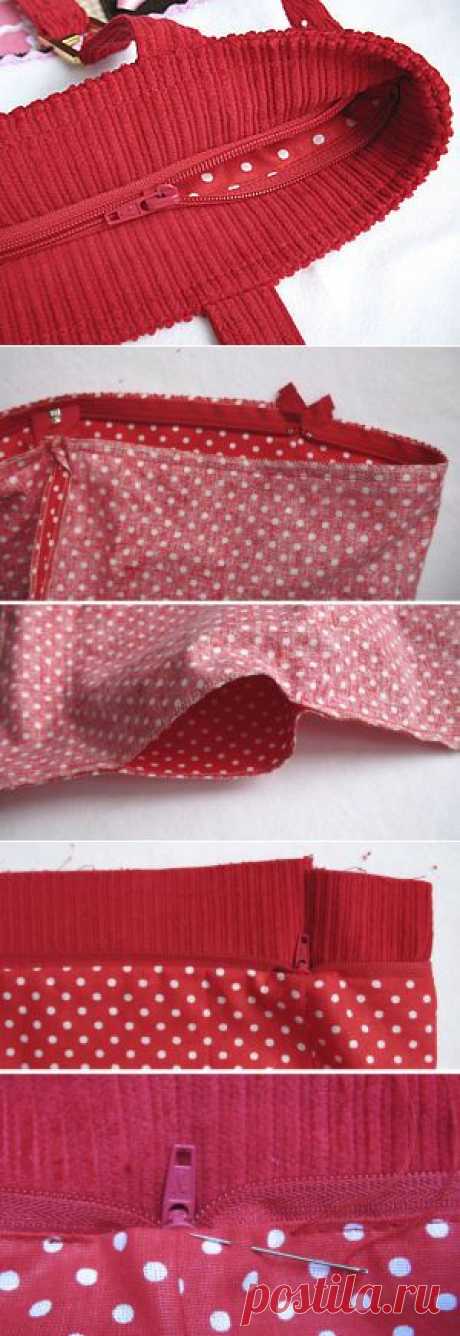 Как вшить молнию в сумку - Ярмарка Мастеров - ручная работа, handmade