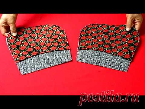 DIY헤링본 꽃배색 지퍼드 토트백 / Herringbone & Flower Zippered Tote Bag