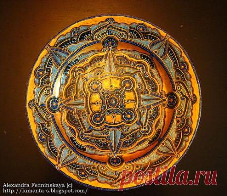 (+1) тема - Точечная роспись Александры Фетининской | СДЕЛАЙ САМ!