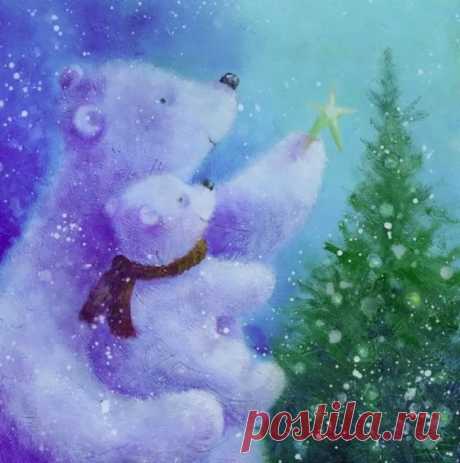 Художник Jan Pashley. Рождественские иллюстрации