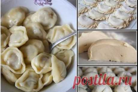 Вкуснейшее универсальное заварное тесто для вареников, пельменей, поз, чебуреков… | Самые вкусные рецепты