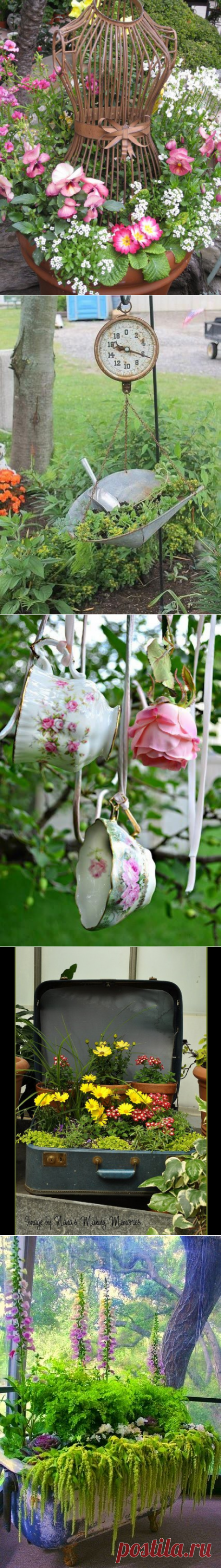 30 Most Amazing Vintage Garden Decorations