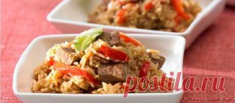 Плов из говядины рецепт с отварным мясом | Домашняя кулинария