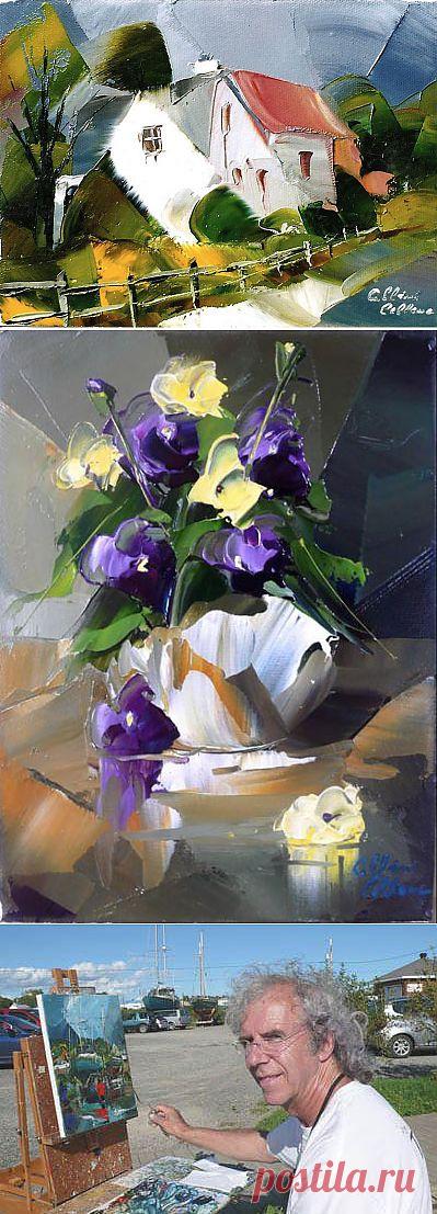 Канадский художник Albini Leblanc. Миниатюры мастихином | Usenkomaxim.ru