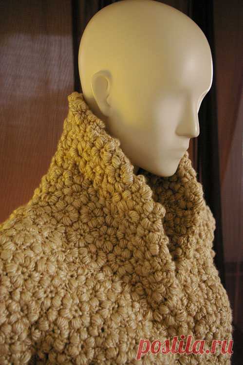 Узор крючком, похожий на каракуль