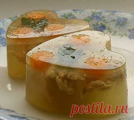 Холодец из курицы, вкусный рецепт..... - Простые рецепты Овкусе.ру