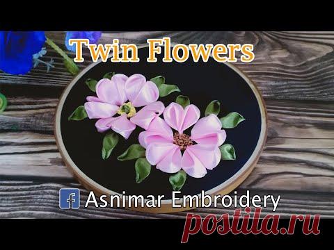 Ribbon Embroidery Tutorial | Twin Flower Designs #9