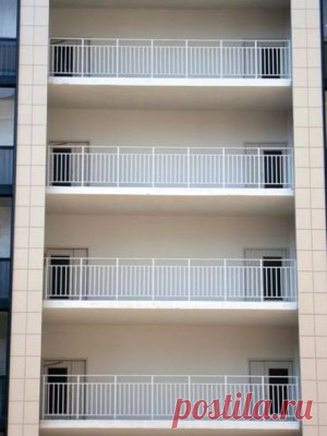 Ограждения балконов-лоджий переходных