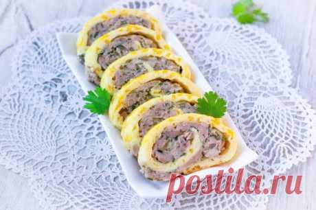 Куриный рулет к завтраку - пошаговый рецепт с фото на Повар.ру