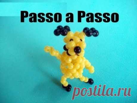 Aula do Cachorrinho de miçangas.